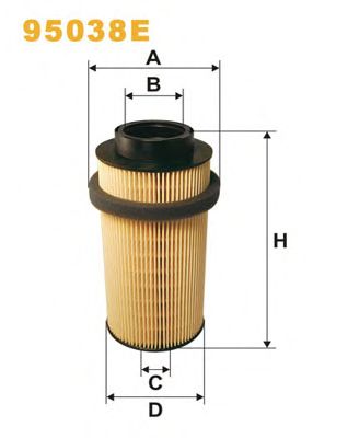 WIX FILTERS 95038e -  Топливный фильтр